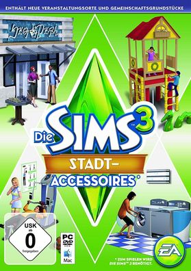 Die Sims 3 Stadt-Accessoires (PC Nur EA APP Key Download Code) Keine DVD, No CD
