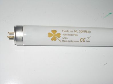 Radium NL 30w/840 Spectralux Plus white Made in Germany CE 90 90,8 90,9 91 cm lang T8