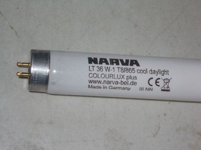 NARVA LT 36 W-1 T8/865 cool daylight ColourLux plus CE Made in Germany III NN 1 Meter