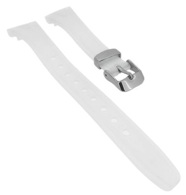 Calypso Kinder >> Uhrenarmband weiß transparent Kautschuk > > K6042