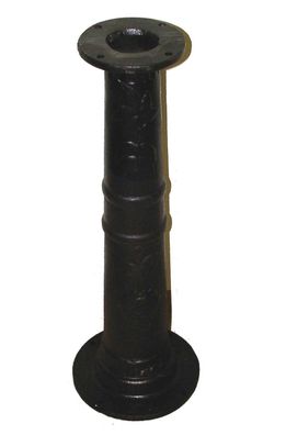 Pumpenständer für Handschwengelpumpe TYP 75 schwarz mit Rosendecor