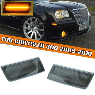 Chrysler 300 300C LED Eckblinker smoke Blinkleuchten Sidemarker 05 - 10 Blinker