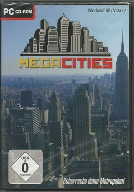 Mega Cities - Die Städtebau-Simulation (PC, 2012 DVD-Box) - Neu & Verschweisst