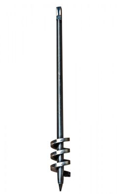 Brunnenbohrer 98mm mit Aufkantung - Bohrkopf 9,8cm