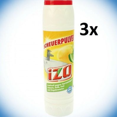 Scheuerpulver Zitrone Bad WC iZO professional Citrus 3x 500g ( EUR 6,59/ kg)