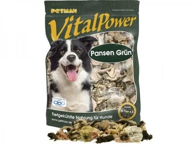 Petman Vital Power Pansen grün Hundefutter 1000 g (Inhalt Paket: 6 Stück)
