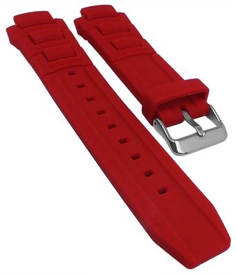 Calypso Herren Uhrenarmband rot PU-Kunstsoff K5769/3 K5769 Spezial Anstoß