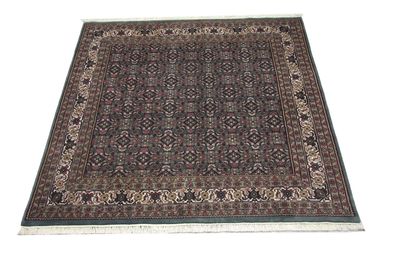 Hochwertiger handgeknüpfter indischer Bidjar -Teppich Maß: 2,07x2,07