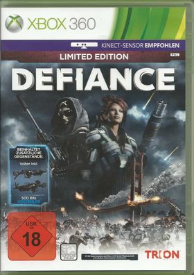Defiance Limited Edition (Microsoft Xbox 360, 2013, DVD-Box) sehr guter Zustand