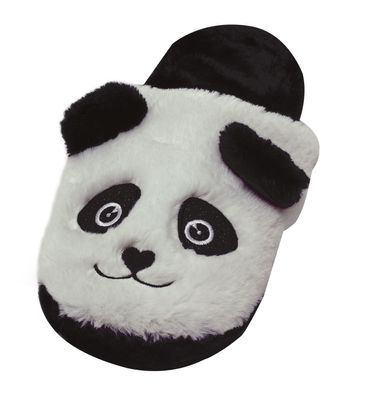 Mädchen und Damen Hausschuhe Slipper Puschen Plüsch Panda Tierhausschuhe Clogs