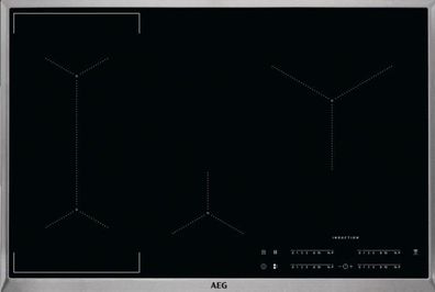 AEG IKS8444XXB autarkes Induktionskochfeld, 80 cm breit, Bridge Funktion, MaxiSense