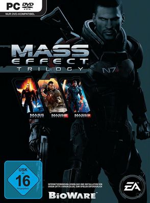 Mass Effect Trilogy (PC 2015, Nur der Origin Key Download Code) Keine DVD, No CD