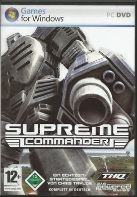 Supreme Commander (PC, 2008, DVD-Box) komplett, sehr guter Zustand
