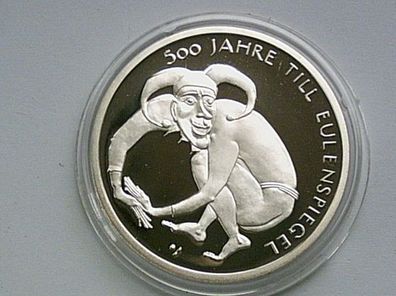 10 euro 2011 PP D BRD 16g 625er Silber Till Eulenspiegel in Kapsel