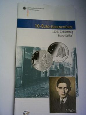 Folder für 10 euro 2008 PP Franz Kafka