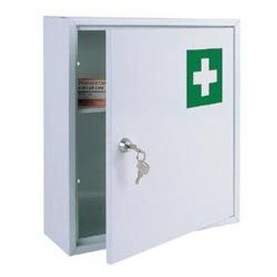Metall Medizinschrank weiß - 36 cm - Medikamenten Arznei Schrank Haus Apotheke