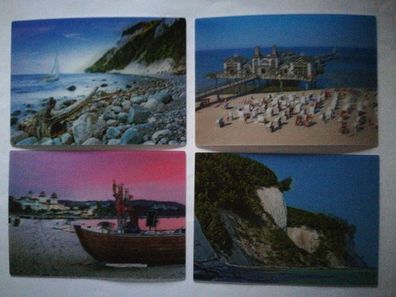 3 D Ansichtskarte Insel Rügen Ostsee Strand Postkarte Wackelkarte Hologrammkarte