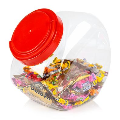 Bonbon „Glas“ Keksdose Behälter Dose aus Kunststoff 4,5 Liter Fassungsvermögen