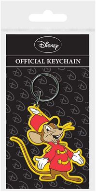 Disney - Dumbo - Timothy Q Mouse - Schlüsselanhänger aus Gummi NEU NEW