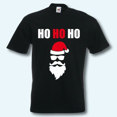 T-Shirt, Fun-Shirt, Weihnachten, XMas, Christmas, Weihnachtsmann, hohoho