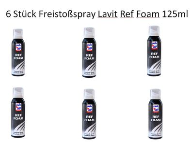 6 Stück Fifa Freistoßspray Lavit Ref Foam 125ml