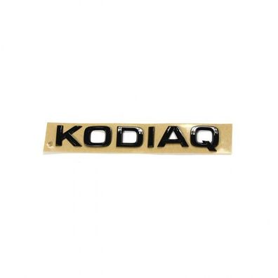 Original Skoda Kodiaq Schriftzug schwarz Heckklappe Emblem Buchstaben Logo