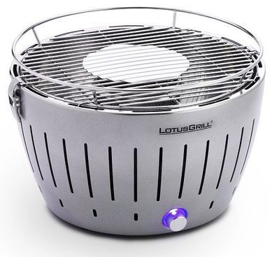 Tischgrill grün NEU! LotusGrill XL Limettengrün der raucharme Holzkohlegrill