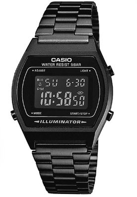 Armbanduhr schwarz Casio Collection Retro Design B640WB-1BEF 24899