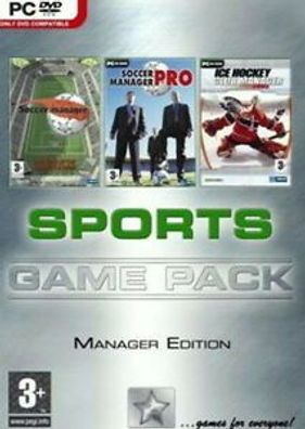 Sports Game Pack - Manager Edition (PC, 2008, DVD-Box) - sehr guter Zustand