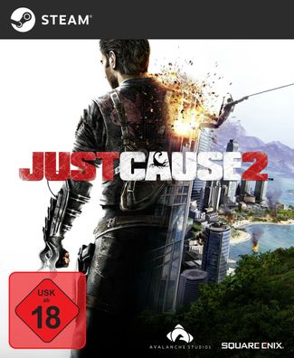 Just Cause 2 (PC, 2010, Nur Steam Key Download Code) Keine DVD, Steam Key Only