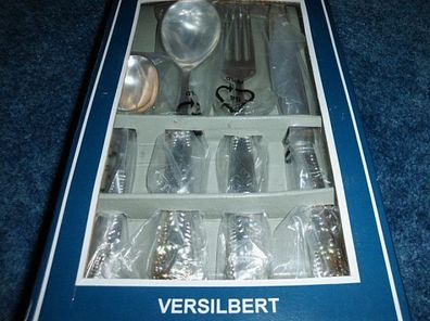 Besteck 24 teilig versilbert-unbenutzt