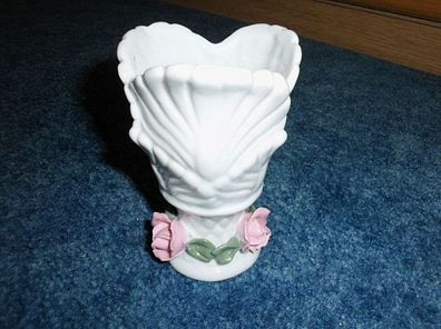 Vase mit geformten Rosen-Höhe ca 11cm