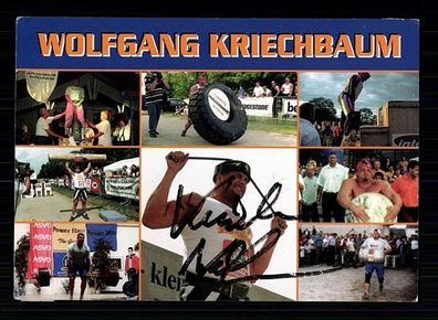 Wolfgang Krichbaum Autogrammkarte Original Signiert Strongest Man + A 55924