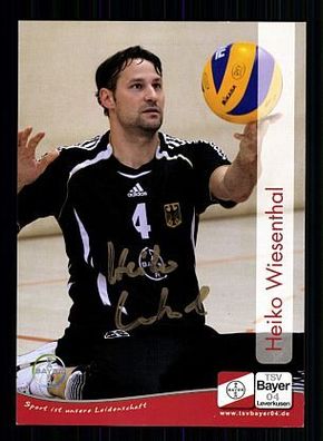 Heiko Wiesenthal TSV Bayer Leverkusen TOP Original Signiert Volleyball + A 55930