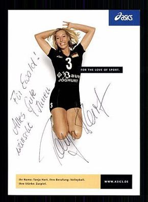 Tanja Hart National AK TOP Original Signiert Volleyball + A 55938