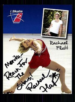 Rachael Flatt Autogrammkarte Original Signiert Eiskunstlauf + A 55950