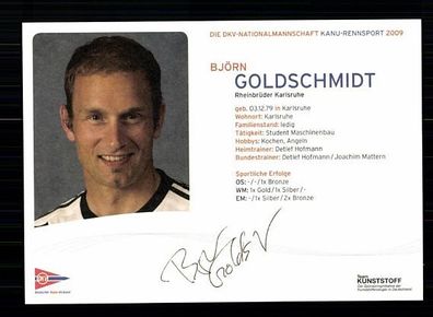 Björn Goldschmidt TOP Original Signiert Kanu + A 55984