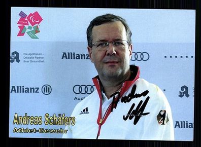 Andreas Schäfers Autogrammkarte Original Signiert Leichathletik + A 55531