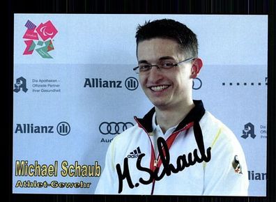Michael Schaub Autogrammkarte Original Signiert Leichathletik + A 55530