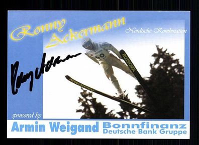 Ronny Ackermann Autogrammkarte Original Signiert Skispringen + A 56008