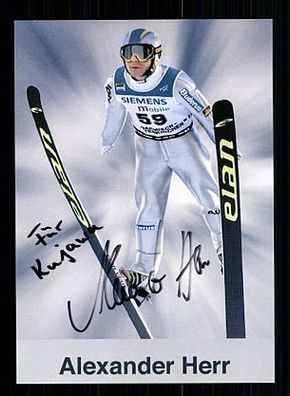 Alexander Herr Autogrammkarte Original Signiert Skispringen + A 56032