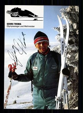 Georg Thoma Autogrammkarte Original Signiert Skispringen + A 56037