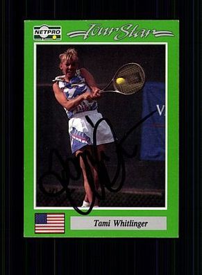 Tami Whitlinger Autogrammkarte Original Signiert Tennis + A 55605