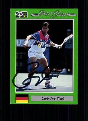 Carl-Uwe Steeb Autogrammkarte Original Signiert Tennis + A 55607
