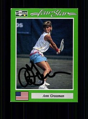 Ann Grossman Autogrammkarte Original Signiert Tennis + A 55606