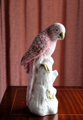 Papagei wunderschöne dekorative Keramik Figur
