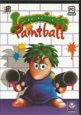 Lemmings Paintball (PC, 1994 DVD-Box) Handbuch auf CD, Zustand sehr gut, Rarität