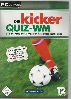 Die kicker Quiz-WM (PC, 2006, DVD-Box) neuwertiger Zustand