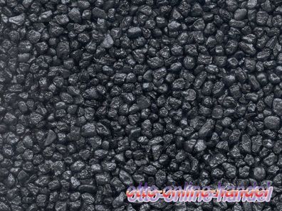 2 - 2,5m² Steinteppich Colorquarz 2-3mm schwarz metallic