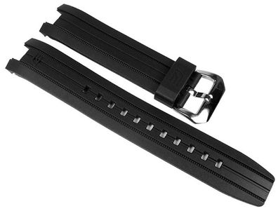 Casio Edifice Ersatzband Uhrenarmband Resin Band schwarz für ERA-100PB